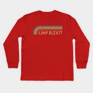 Limp Bizkit Retro Stripes Kids Long Sleeve T-Shirt